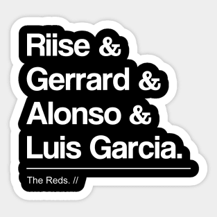 The Legends of The reds Sticker